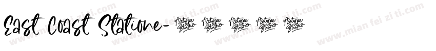 East Coast Statione字体转换